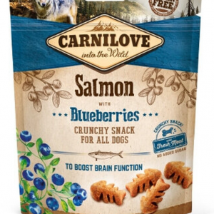 Carnilove - Biscuit Crunchy saumon et myrtilles 200G