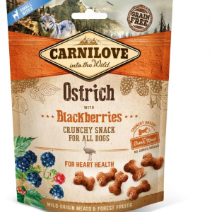 Carnilove - Biscuit Crunchy Autruche et Mûres 200G