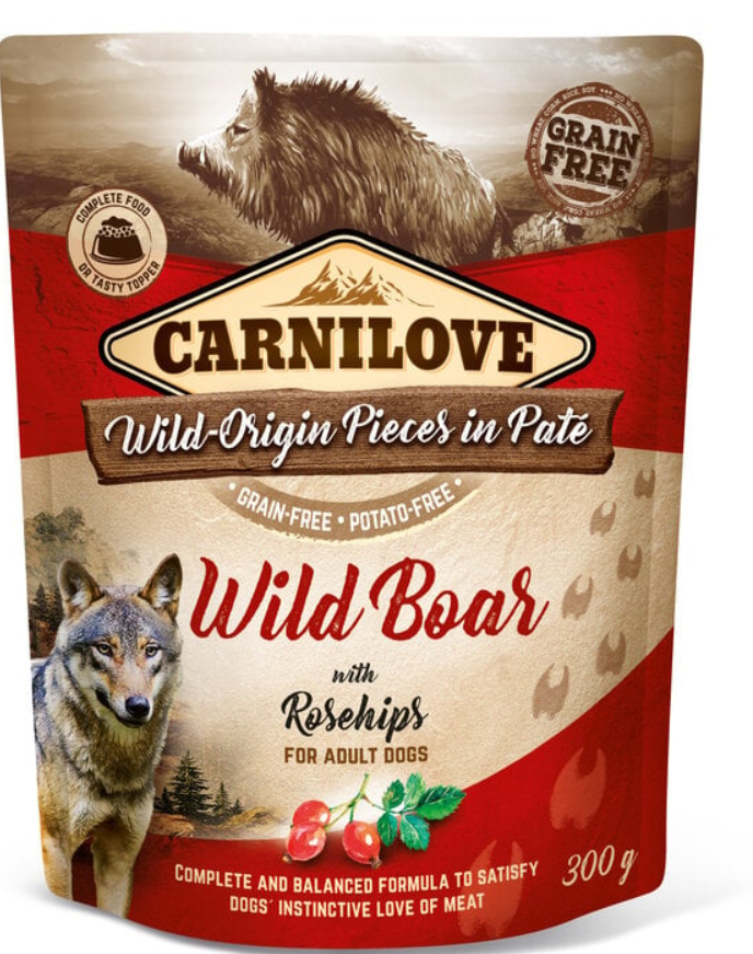 Carnilove - Pâtée Sanglier & rose musquée 300G
