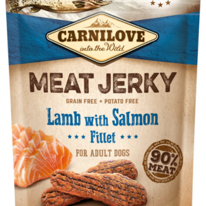 Carnilove – JERKY Agneau et Saumon 100G