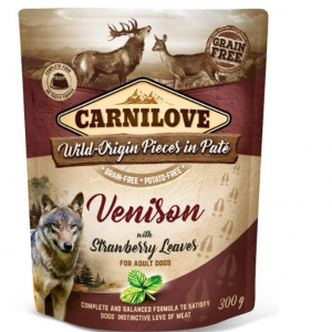 Carnilove - Pâtée Cerf & feuilles de fraisier 300G