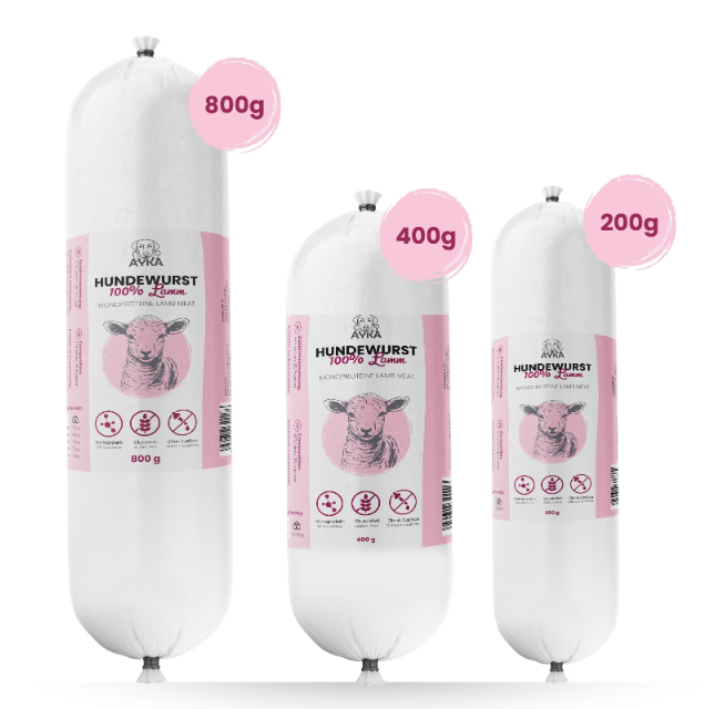 Saucisson pour chien – Agneau