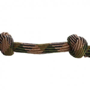 Jouet corde camouflage avec 2 nœuds 53x10x10