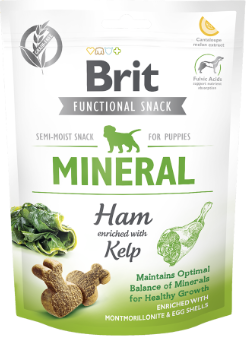 Friandises fonctionnelles Mineral – Jambon (Spécial chiot) 100gr