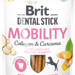 Brit Dental Stick Mobility – Collagène & Curcuma 251gr