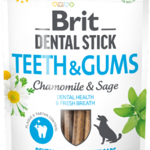Brit Dental Stick Teeth & Gums – Camomille & Sauge 251gr