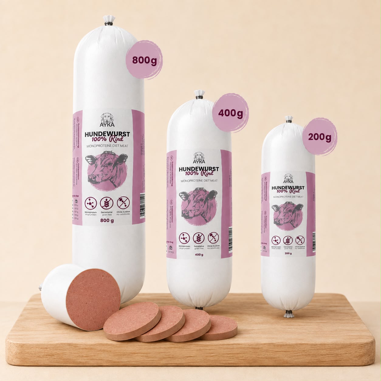 Saucisson pour chien – Bœuf