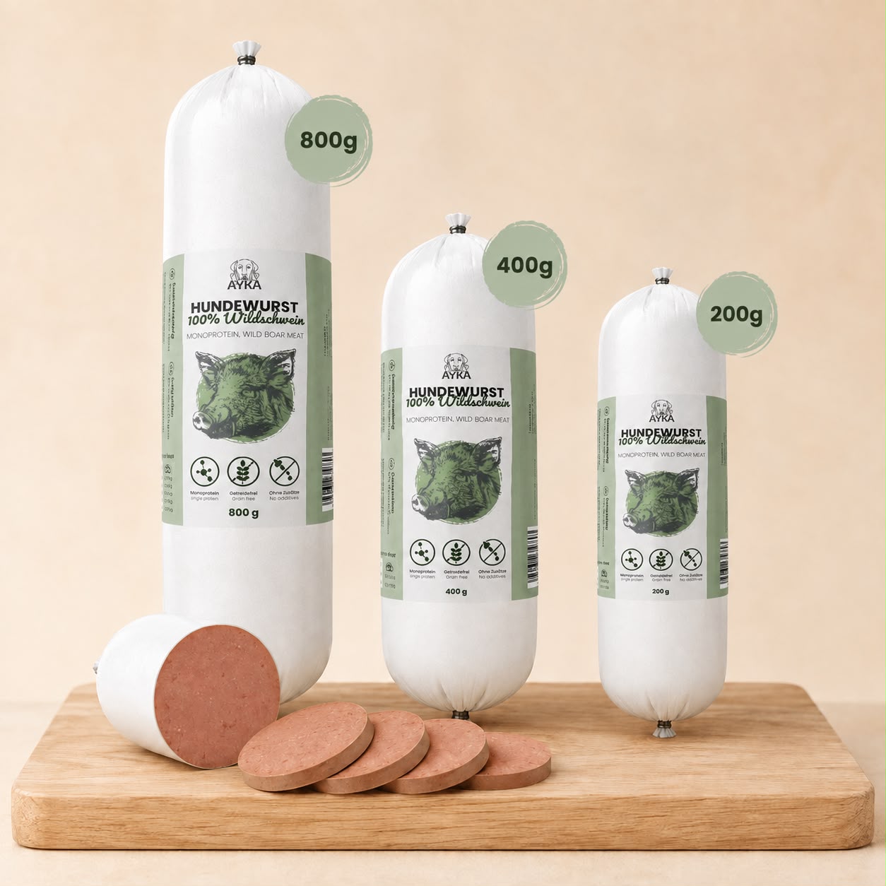 Saucisson pour chien – Sanglier