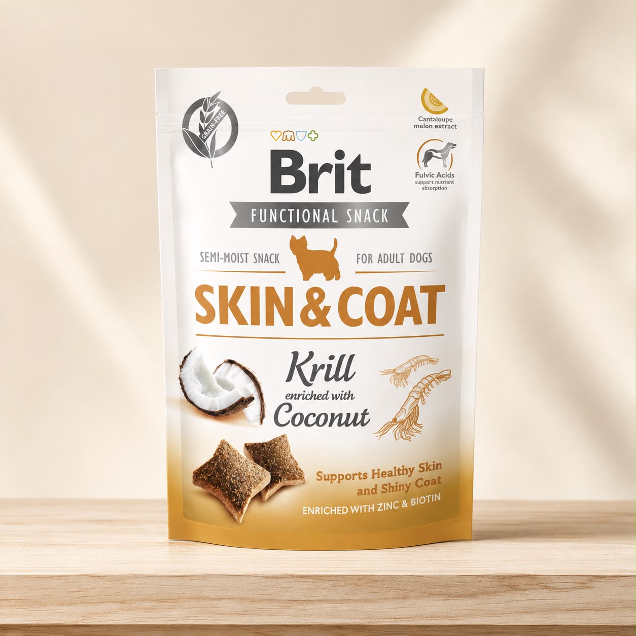 Friandises fonctionnelles Skin & Coat – Krill 100gr