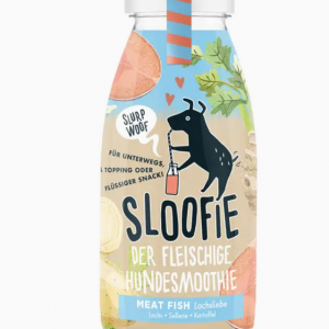 Sloofie Meat Fish – Smoothie au saumon pour chien 250 ml (Lot de 3)