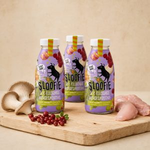 Sloofie Hot Rabbit – Smoothie au lapin pour chien 250 ml (Lot de 3)